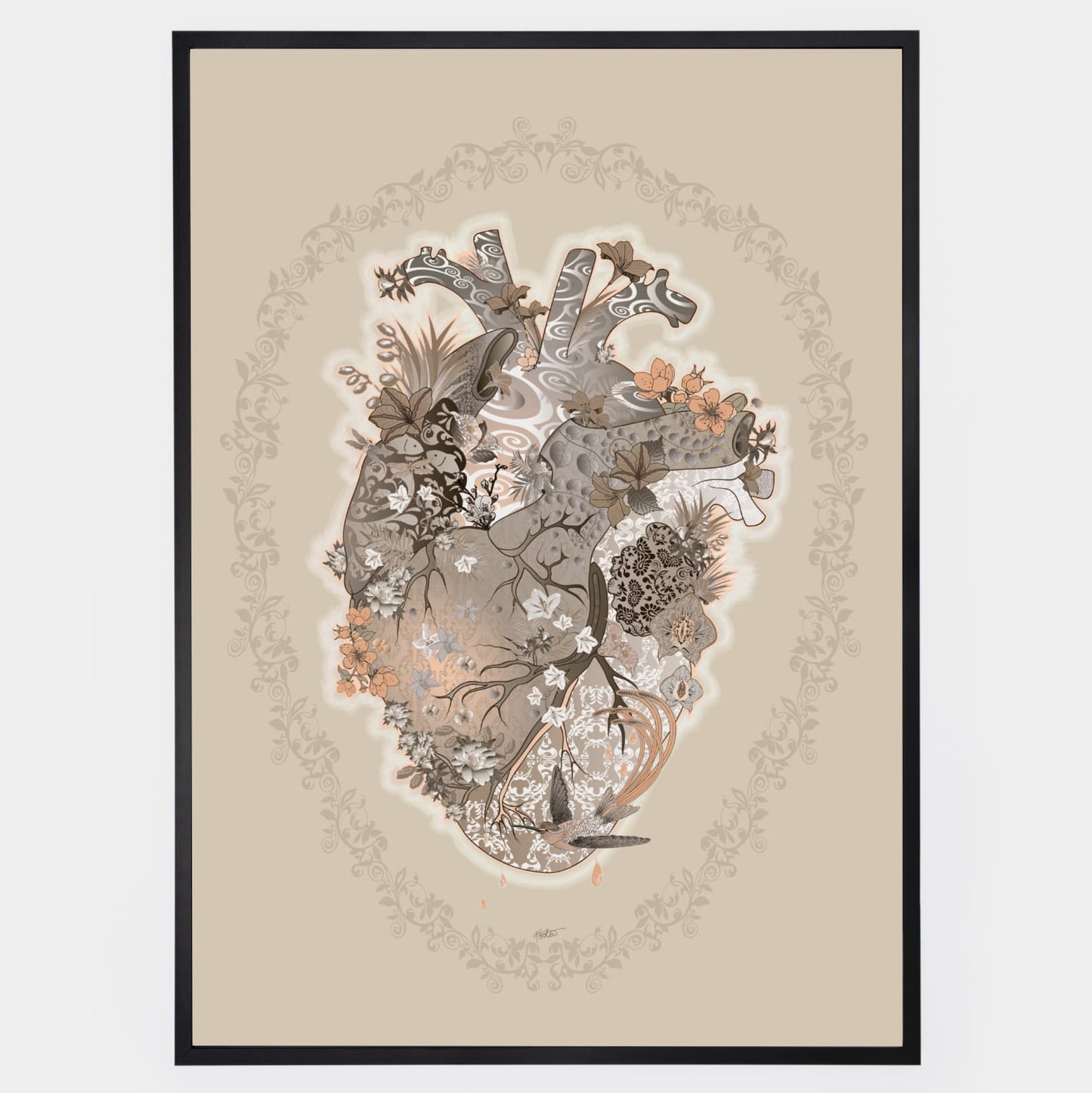 Art print "Heart of love"