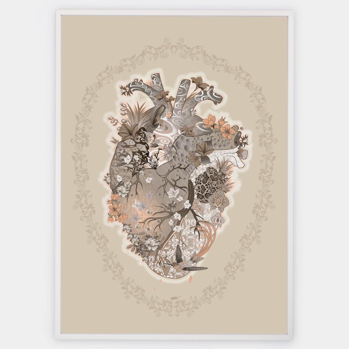 Art print "Heart of love"