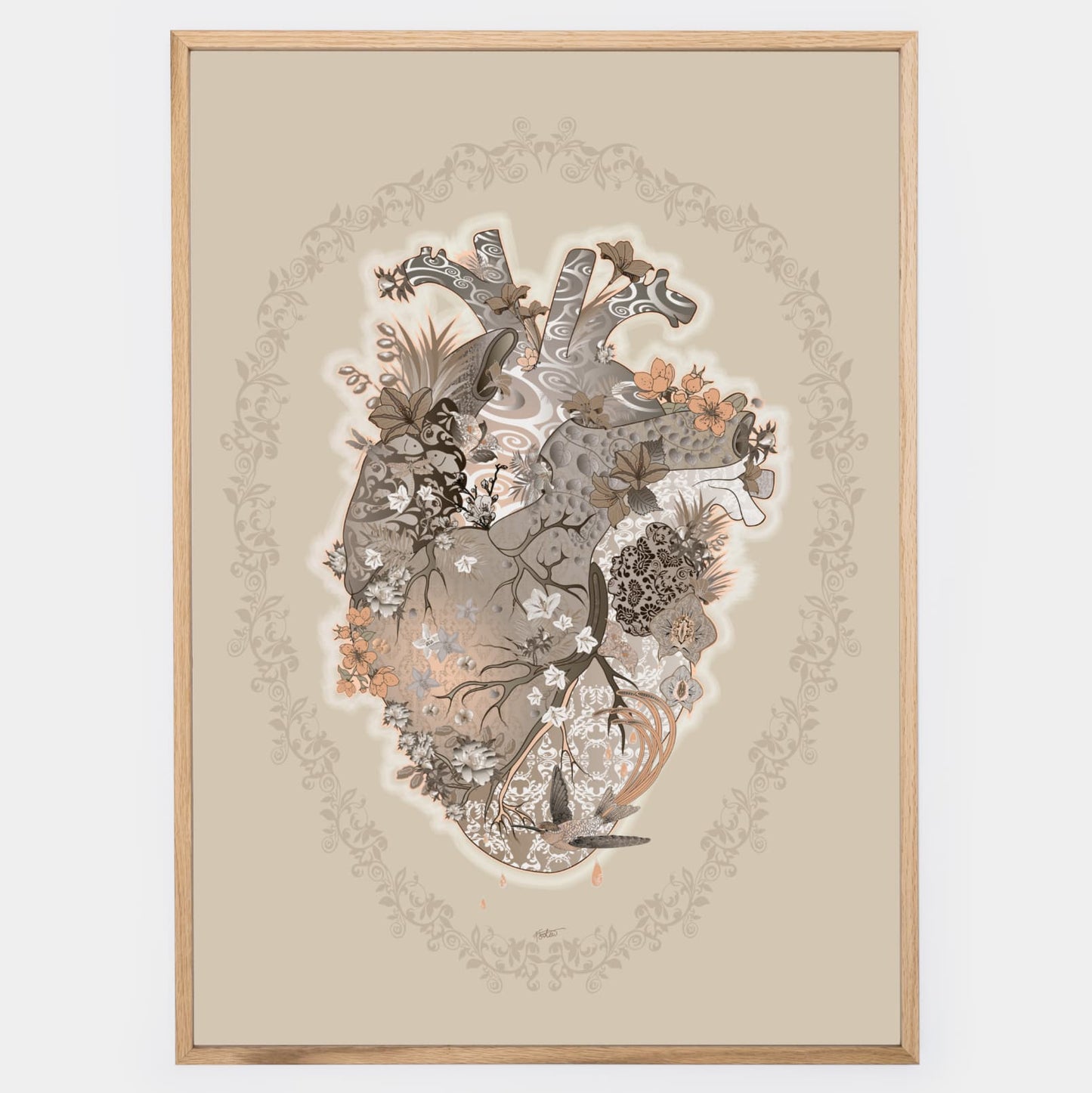 Art print "Heart of love"