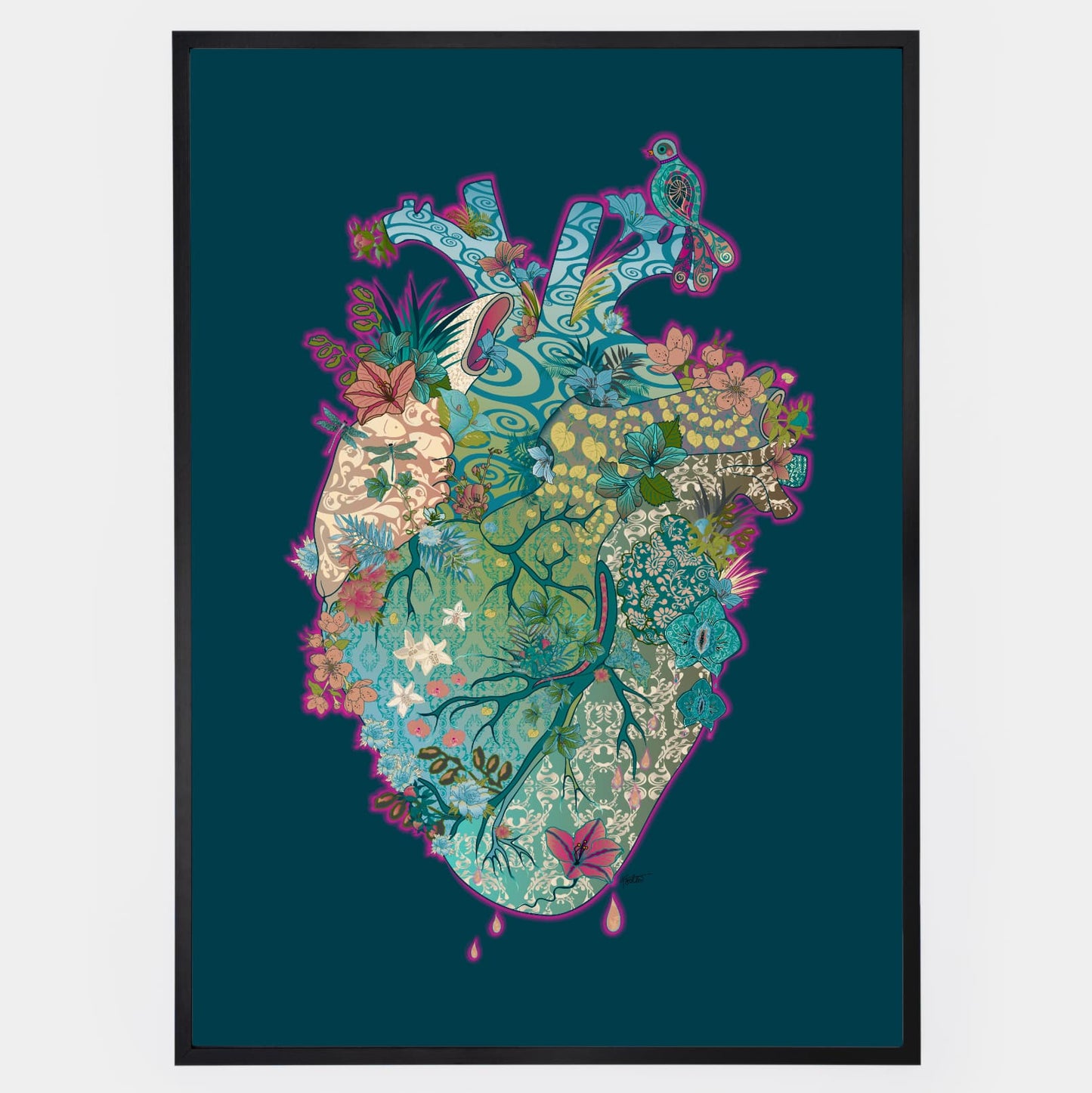 Art print "Heart of Courage"