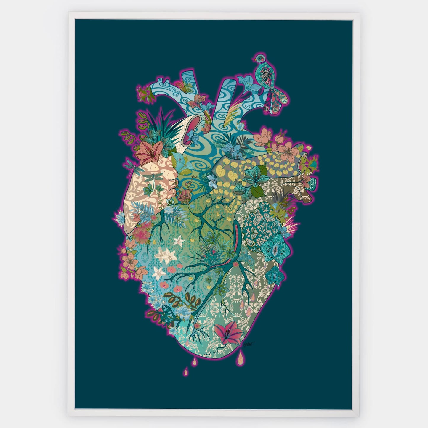 Art print "Heart of Courage"