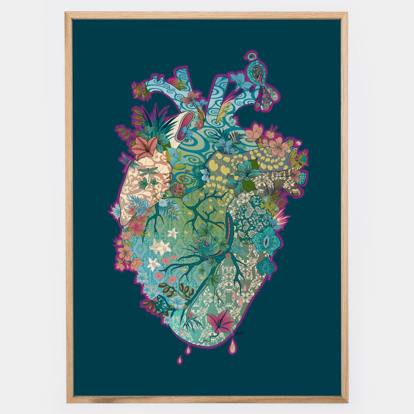 Art print "Heart of Courage"
