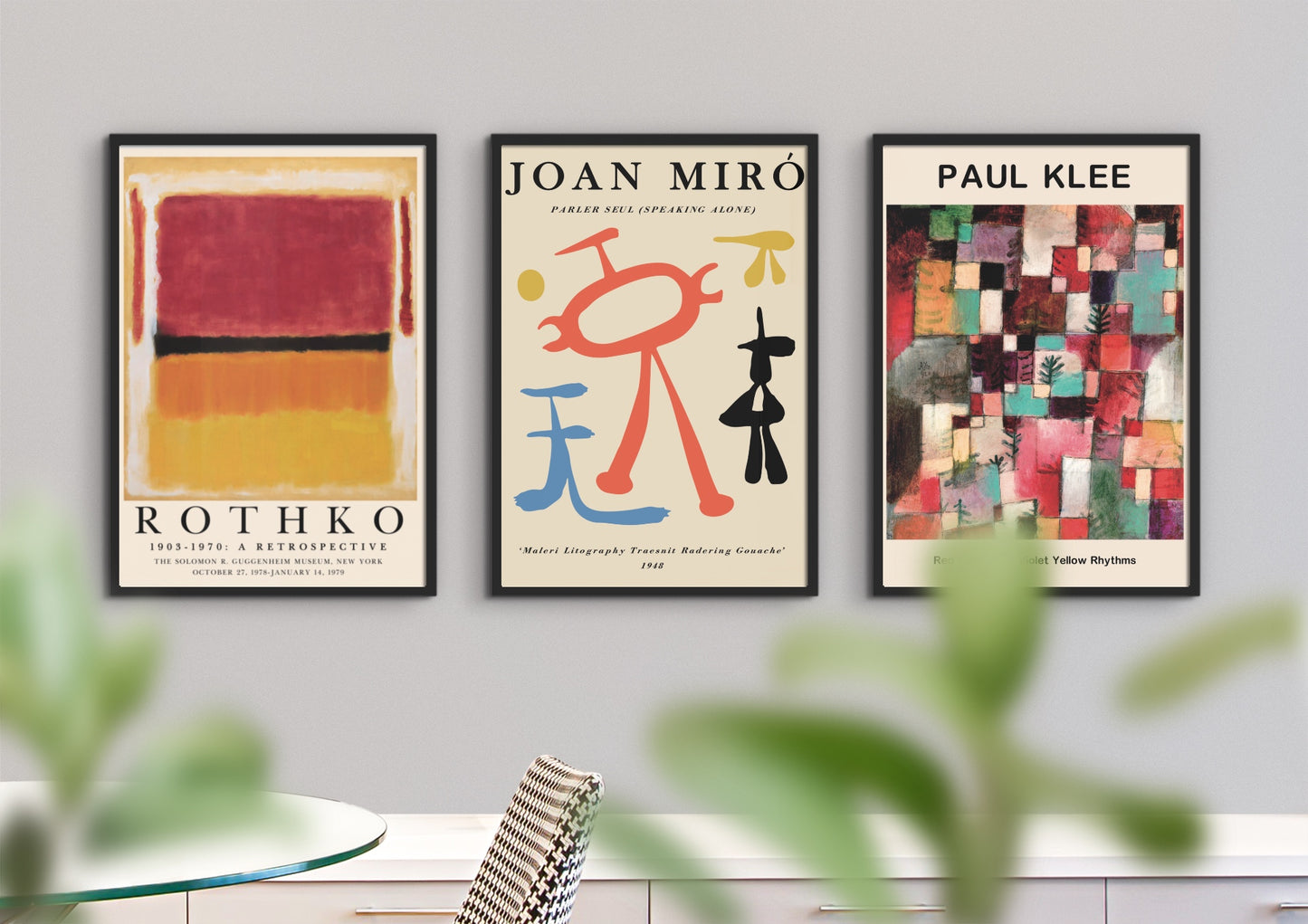 Poster A Retrospective | Mark Rothko