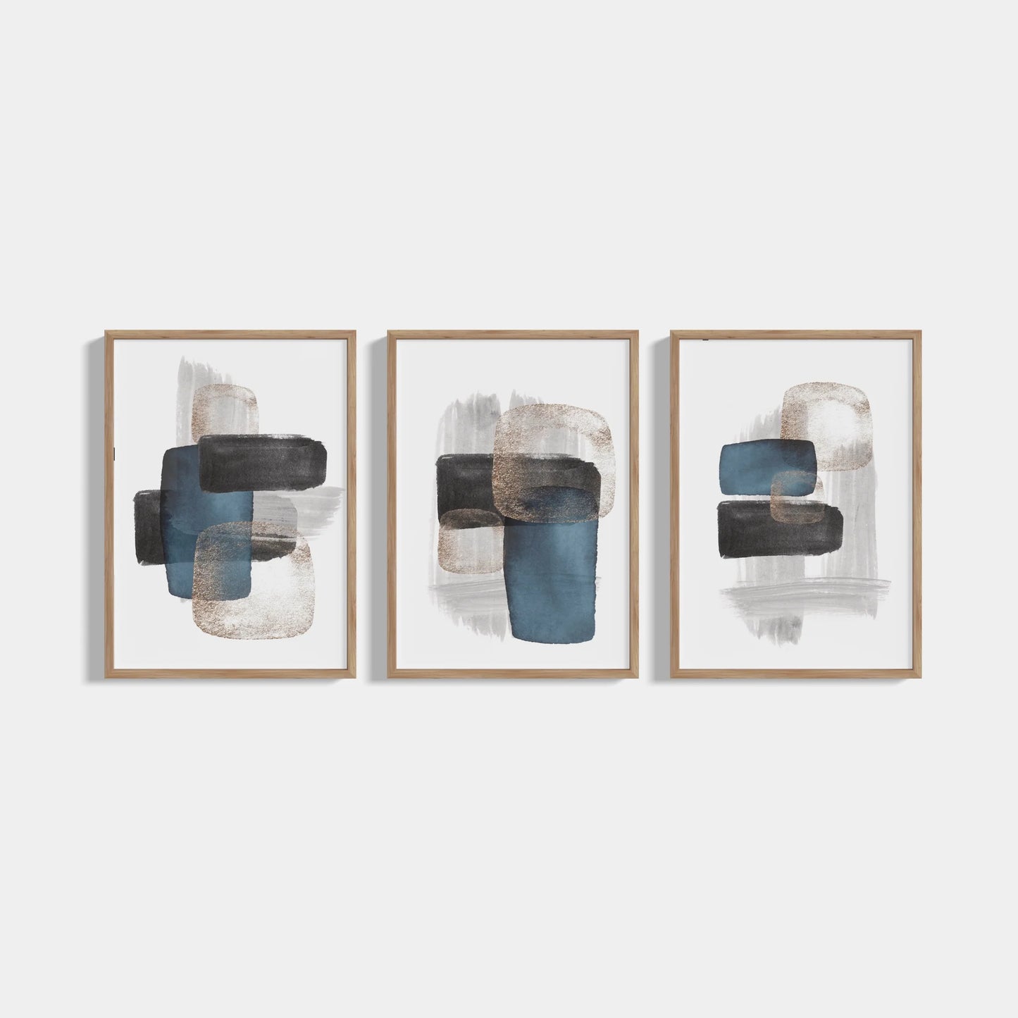 Set of 3 Gold Touch posters