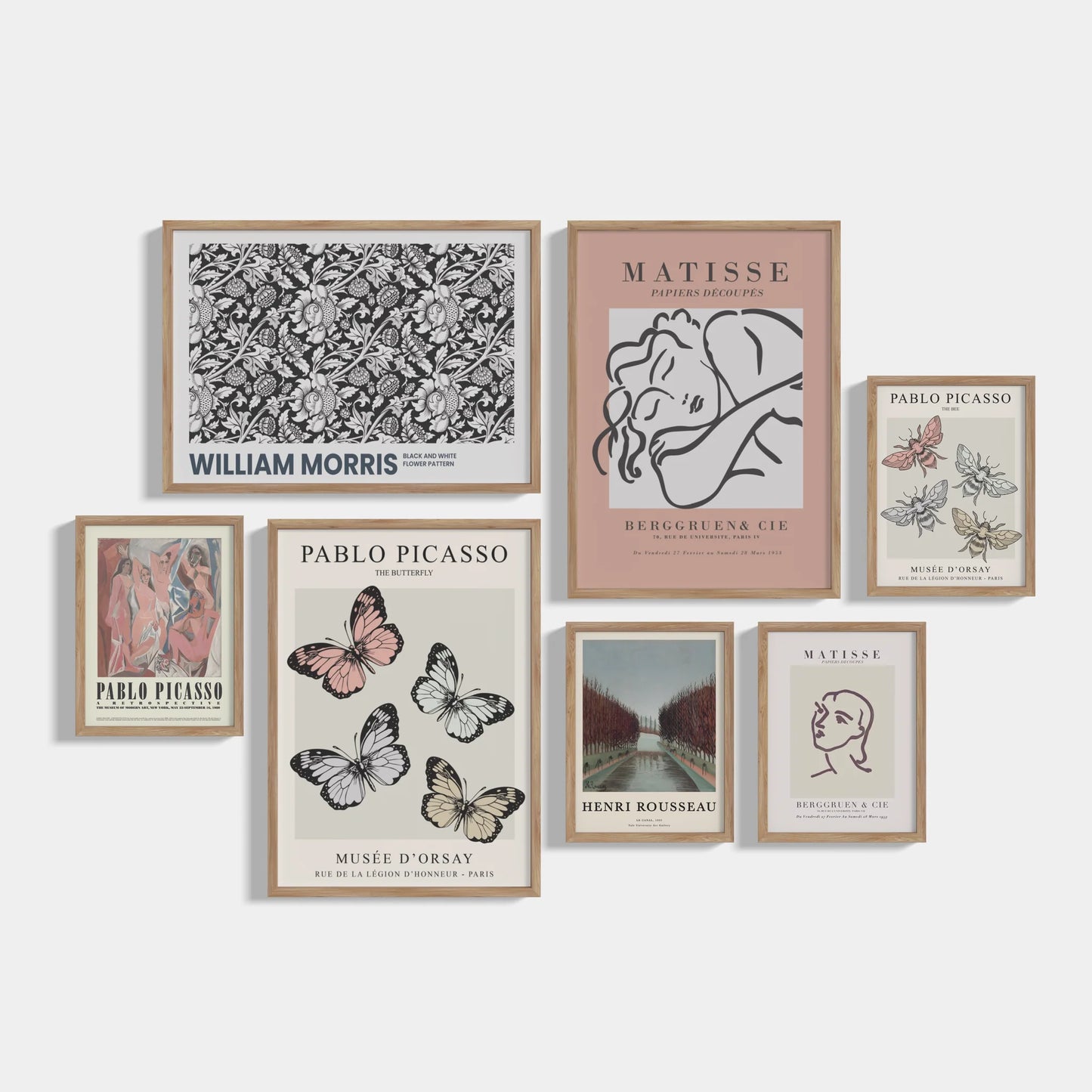 Set of 7 Sleep posters