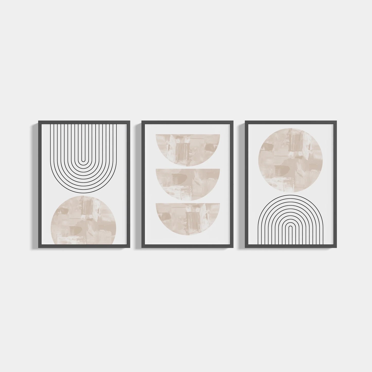 Boho Beige 3-Poster Set