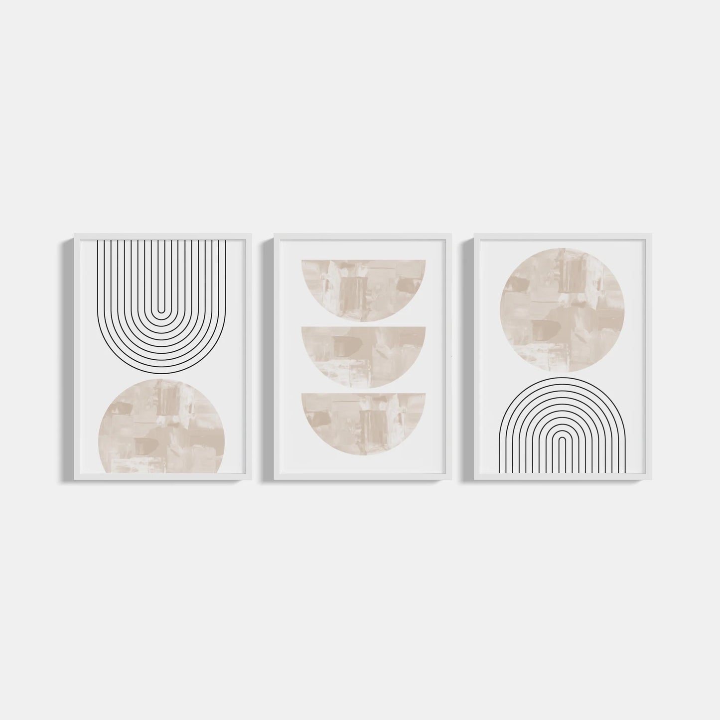 Boho Beige 3-Poster Set