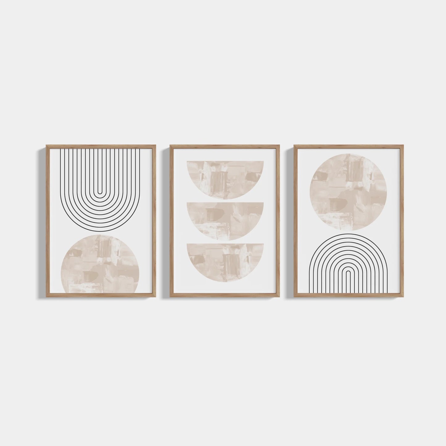 Boho Beige 3-Poster Set