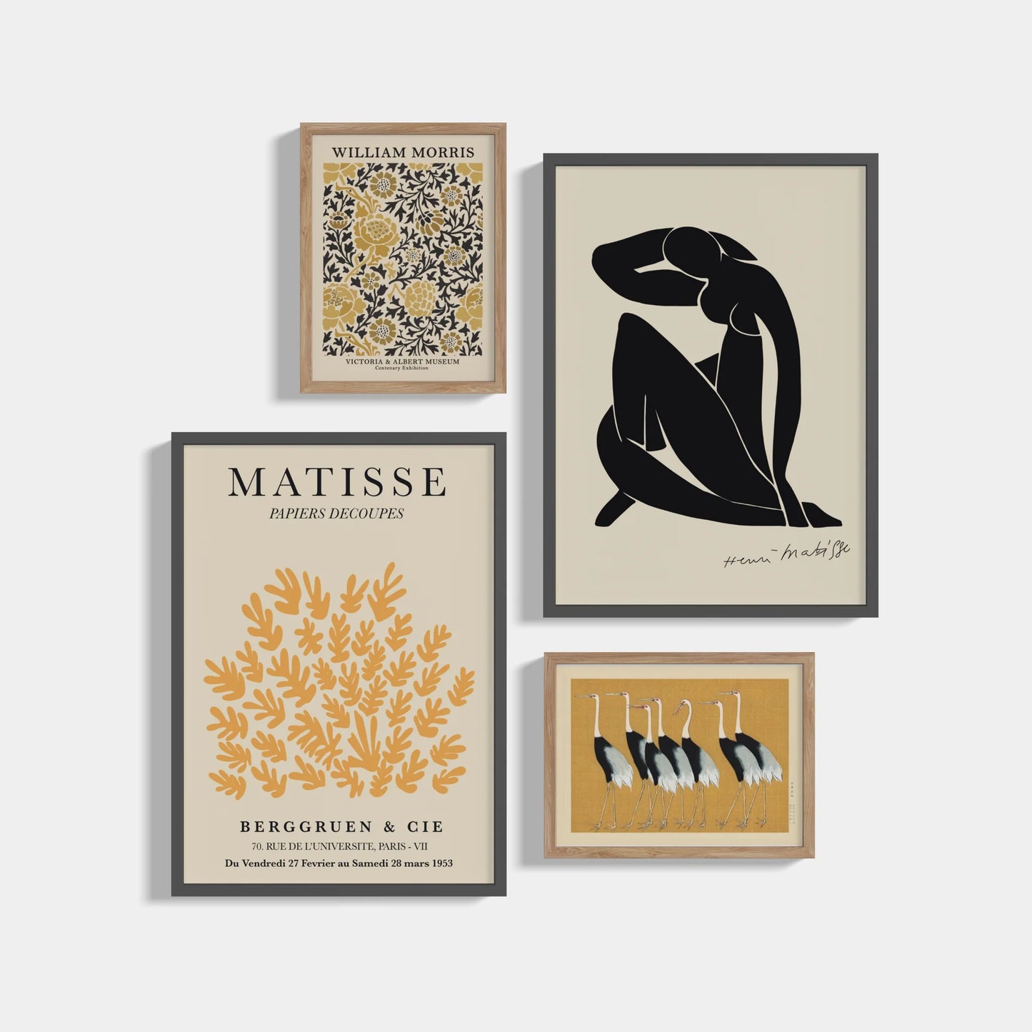 Set of 4 posters Kari