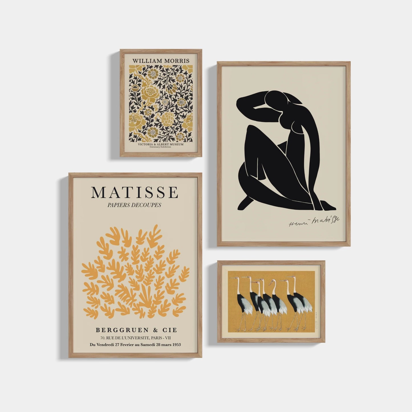 Set of 4 posters Kari