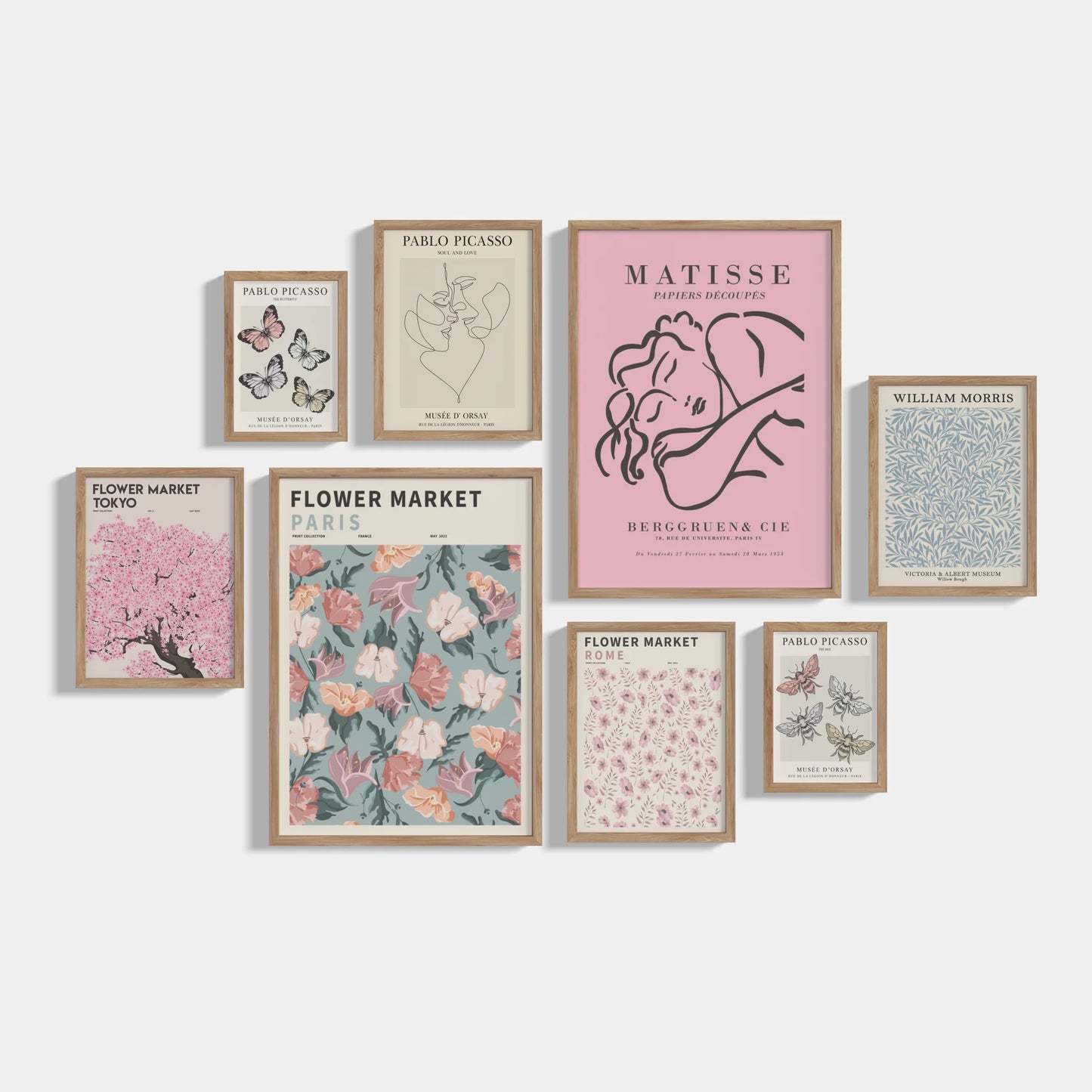 Set of 8 LeMini posters