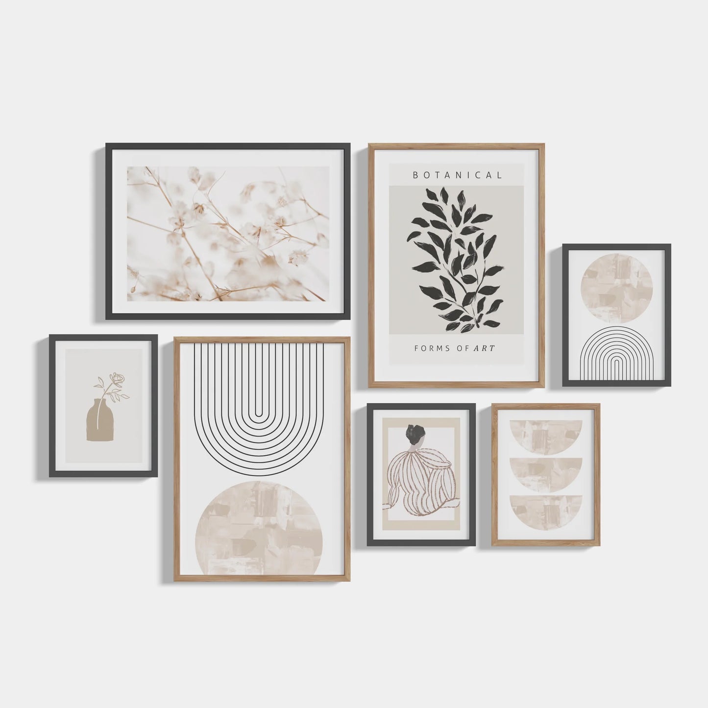 Set of 7 Mood posters