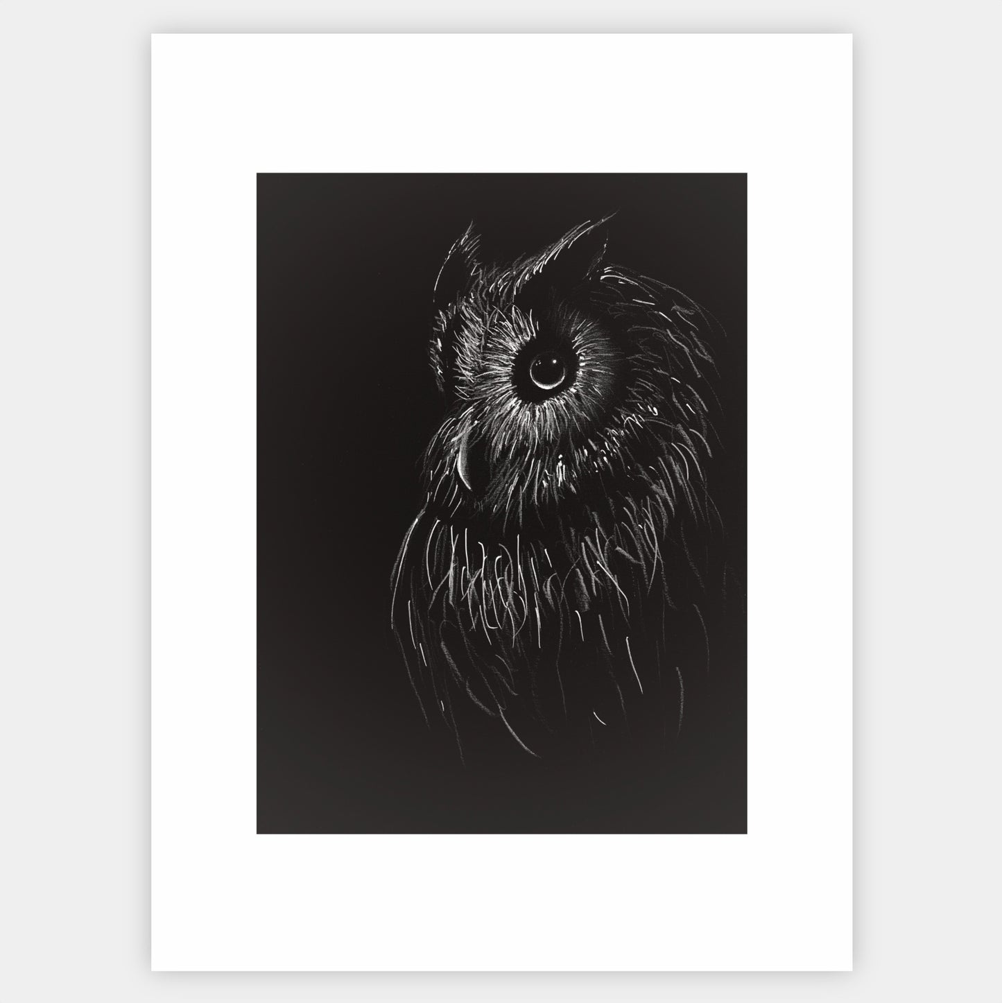 Poster Look into the Darkness - painting