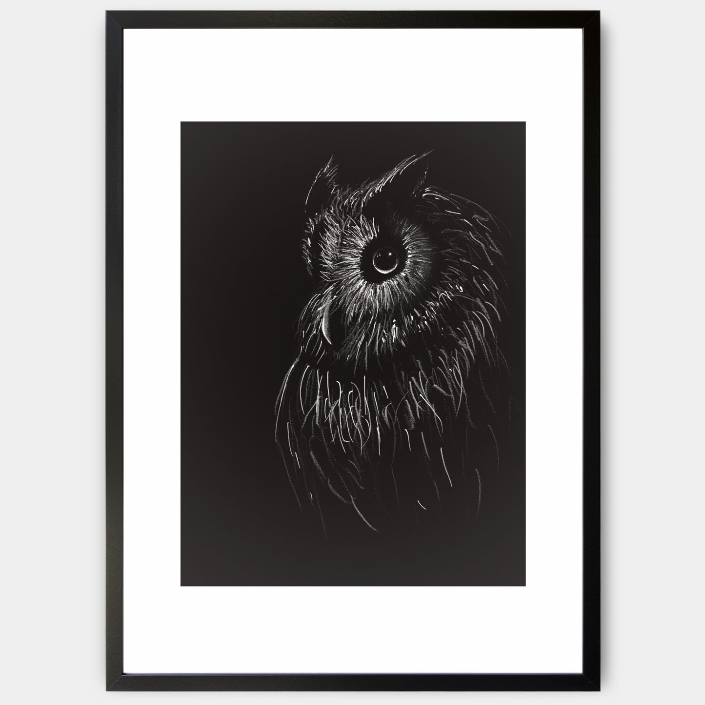 Poster Look into the Darkness - painting