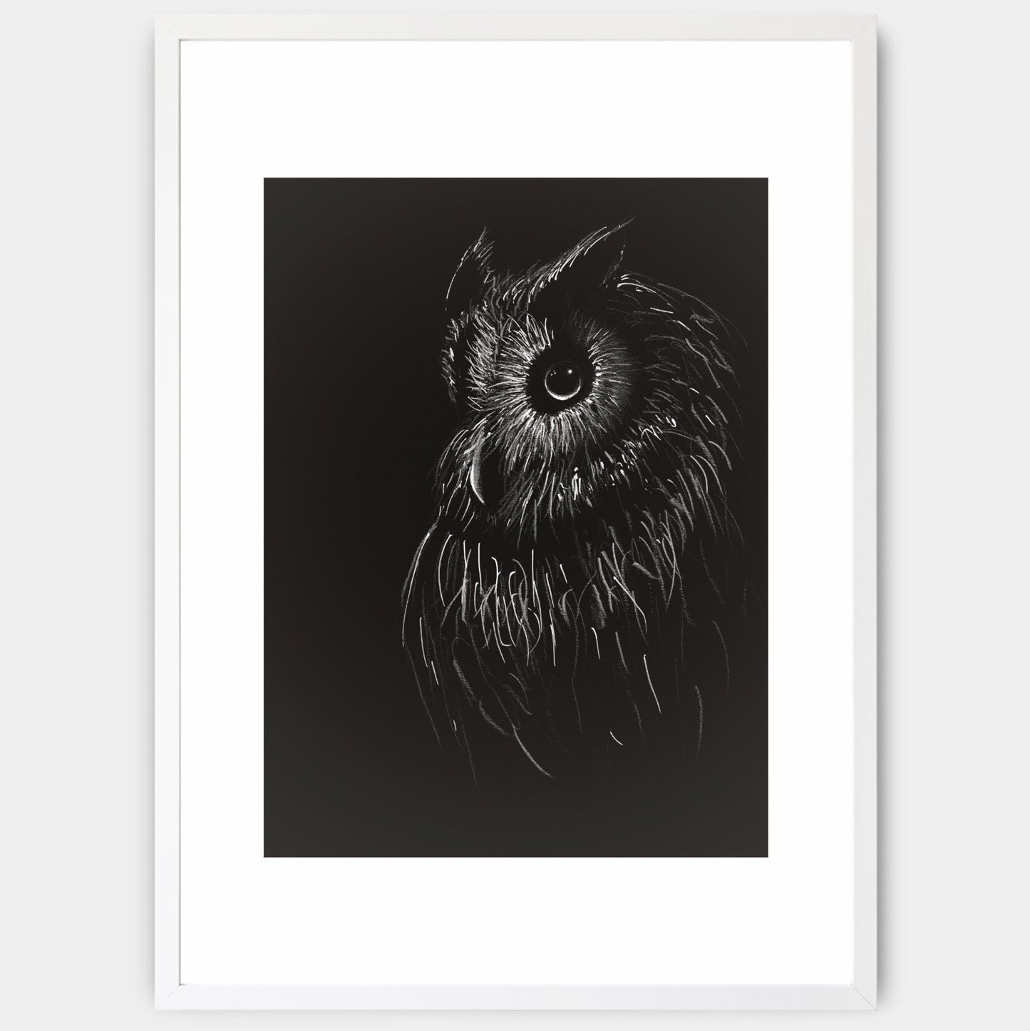 Poster Look into the Darkness - painting