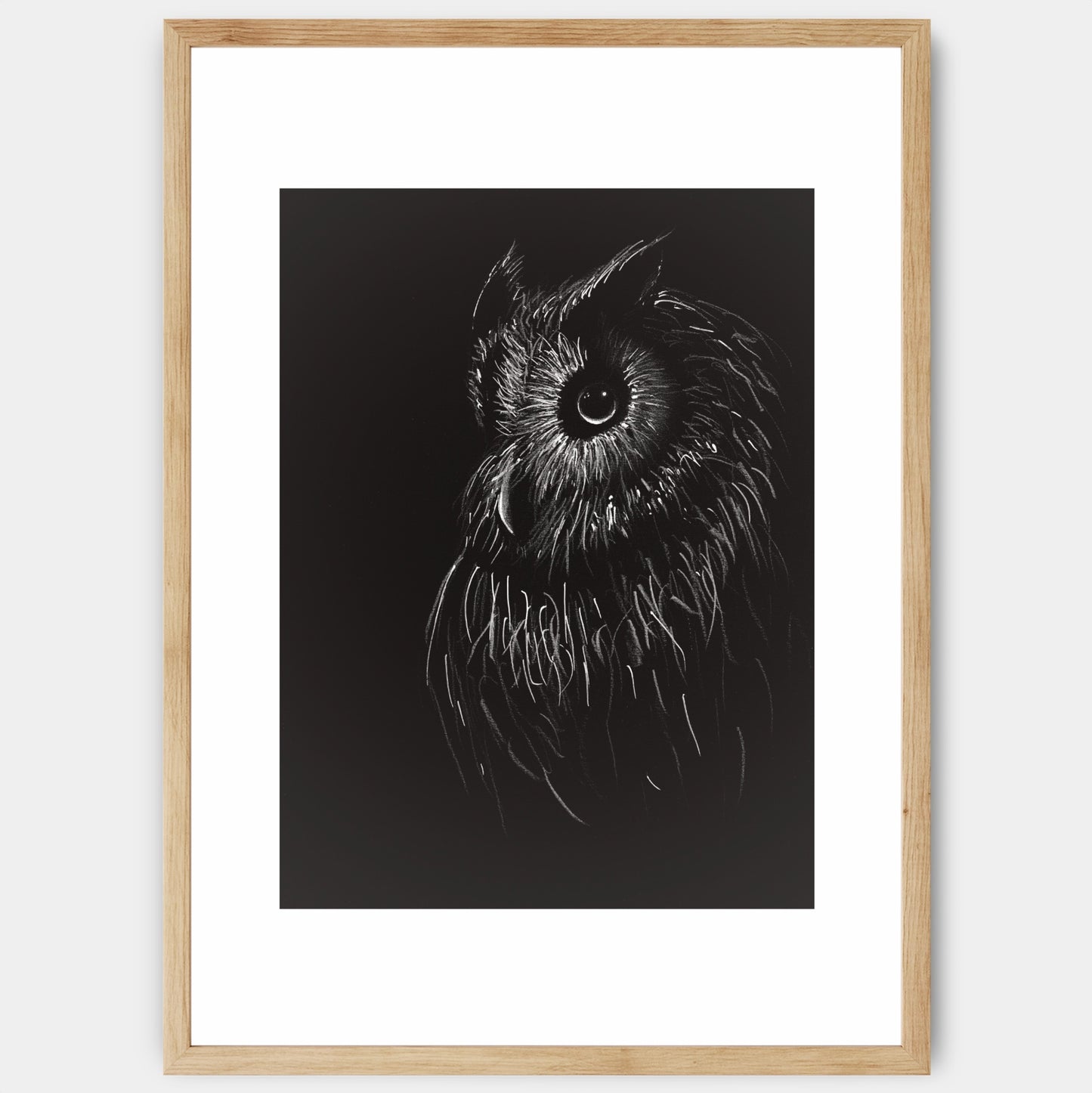 Poster Look into the Darkness - painting