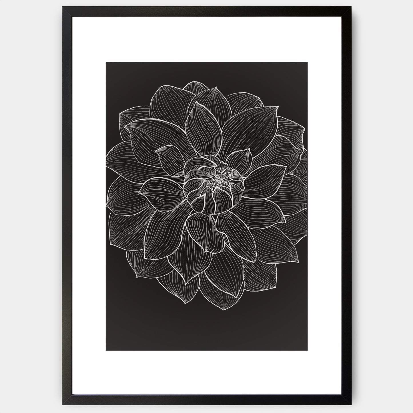 Peony poster - painting