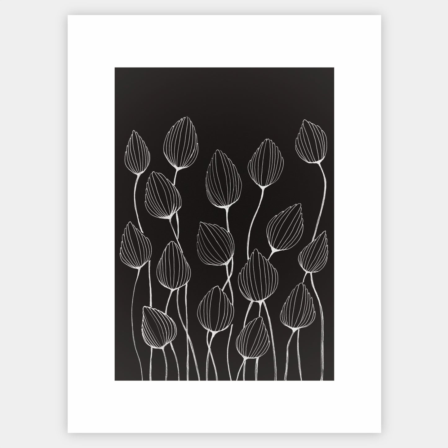Flower Buds Poster - Painting