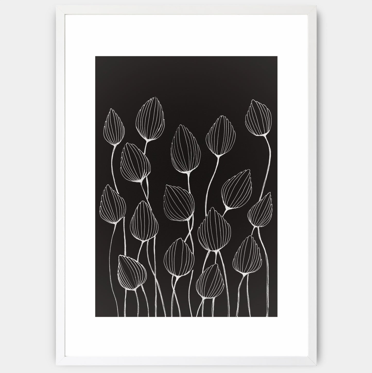 Flower Buds Poster - Painting