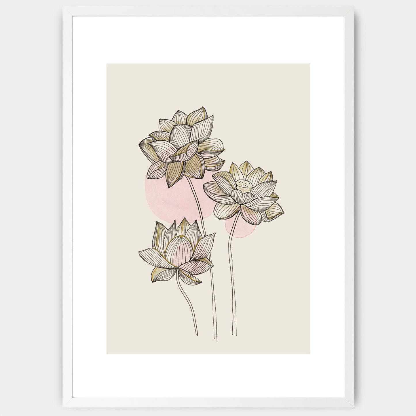 Pink Flowers Poster