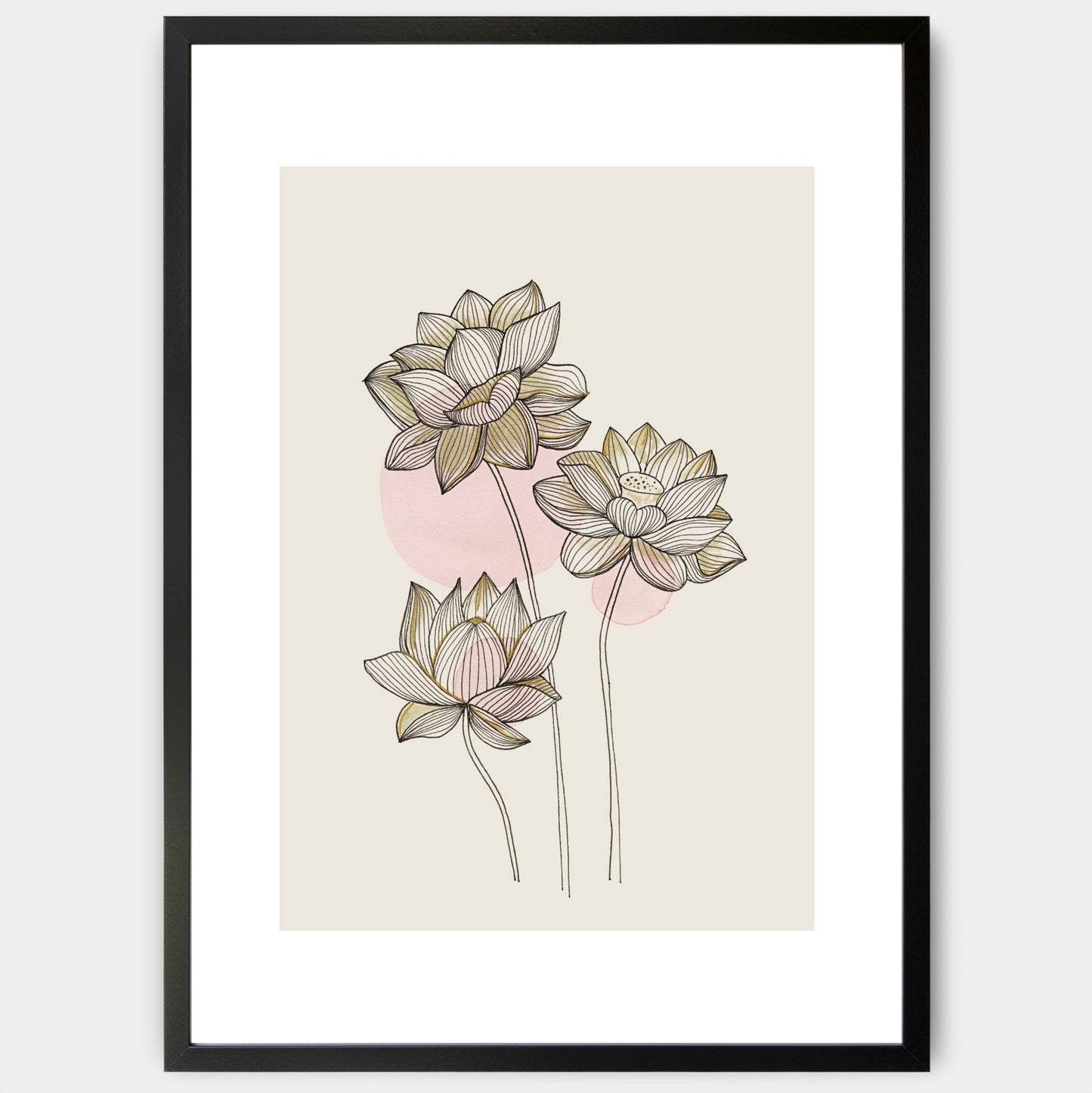 Pink Flowers Poster