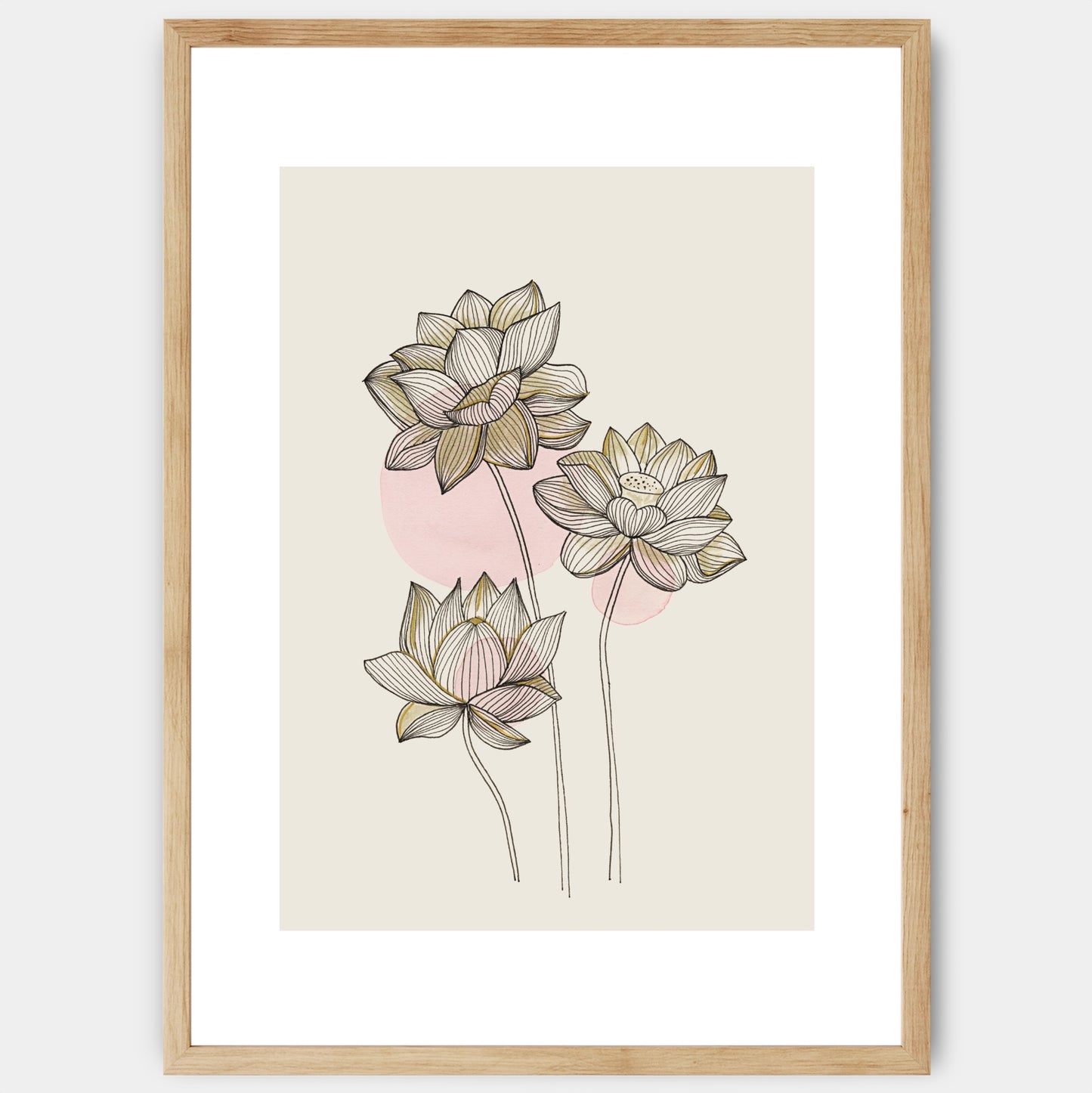 Pink Flowers Poster