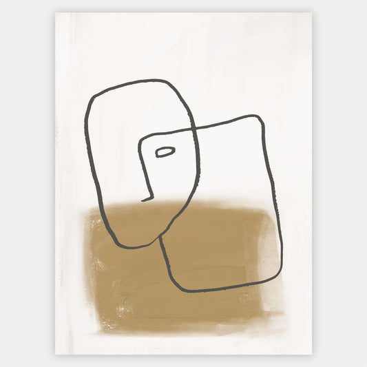 Abstract poster "Face"