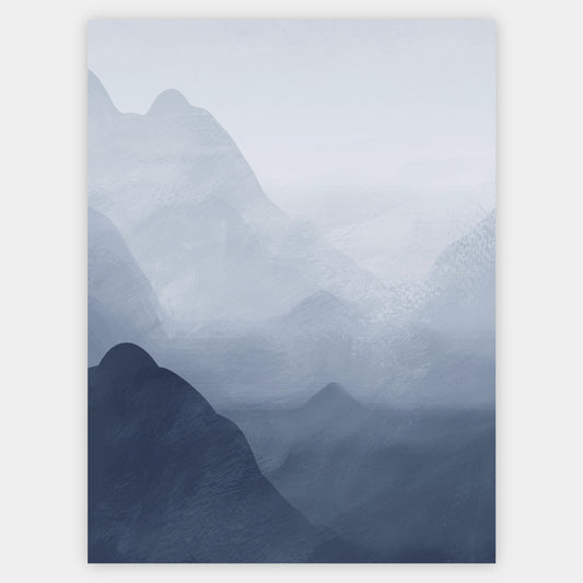 Abstract Poster "Blue Mountains" No. 2