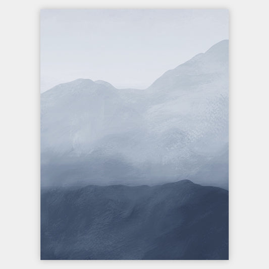 Abstract Poster "Blue Mountains" No. 3