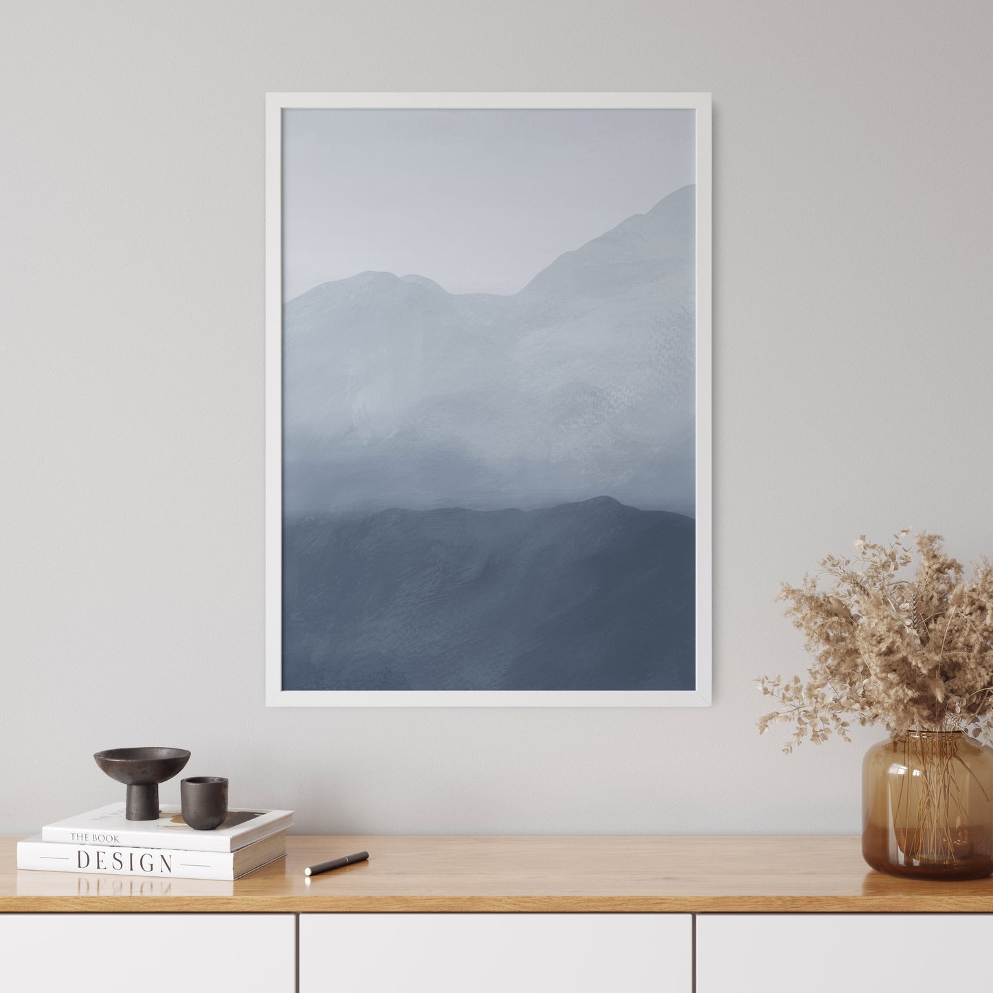 Abstract Poster "Blue Mountains" No. 3