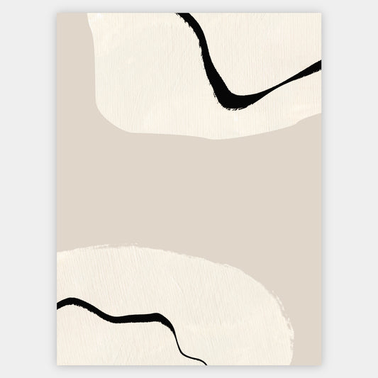 Abstract Poster "Beige Sky" No. 3