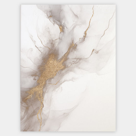 Abstract poster Golden play of light
