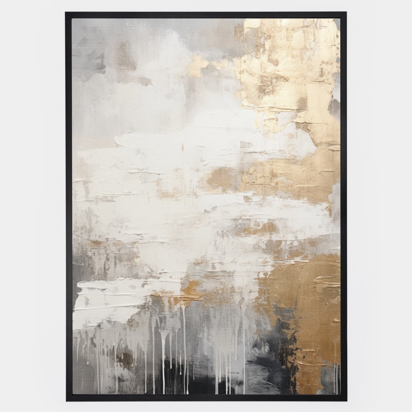 Abstract poster Golden Rhapsody No. 1