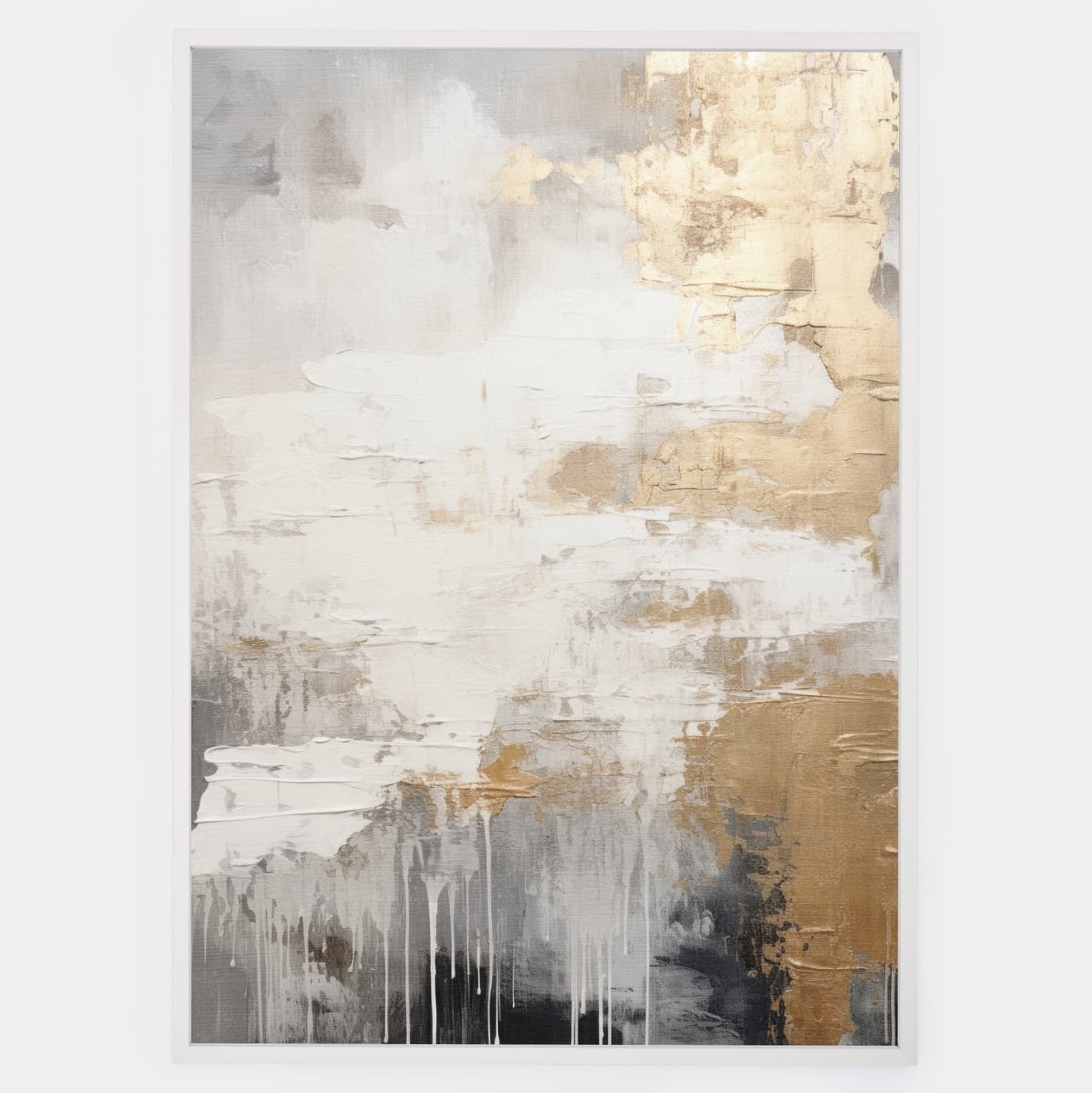 Abstract poster Golden Rhapsody No. 1