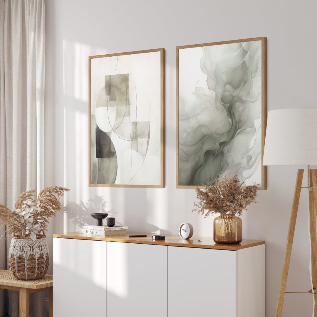 Abstract poster Ethereal tones