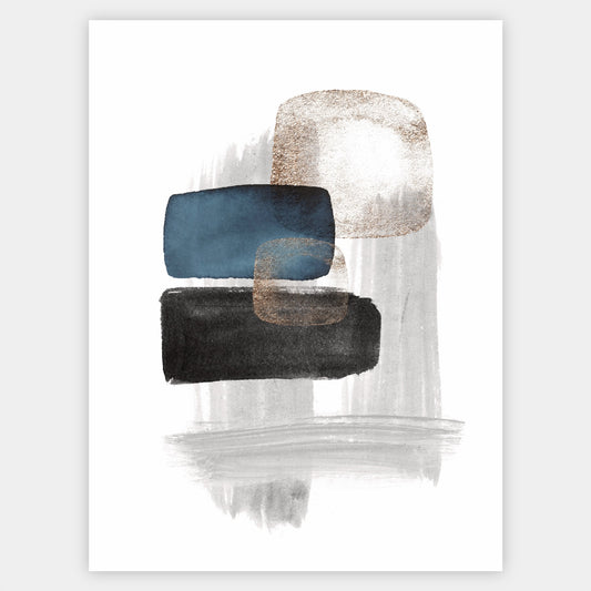 Abstract Poster "Gold Touch" No. 3