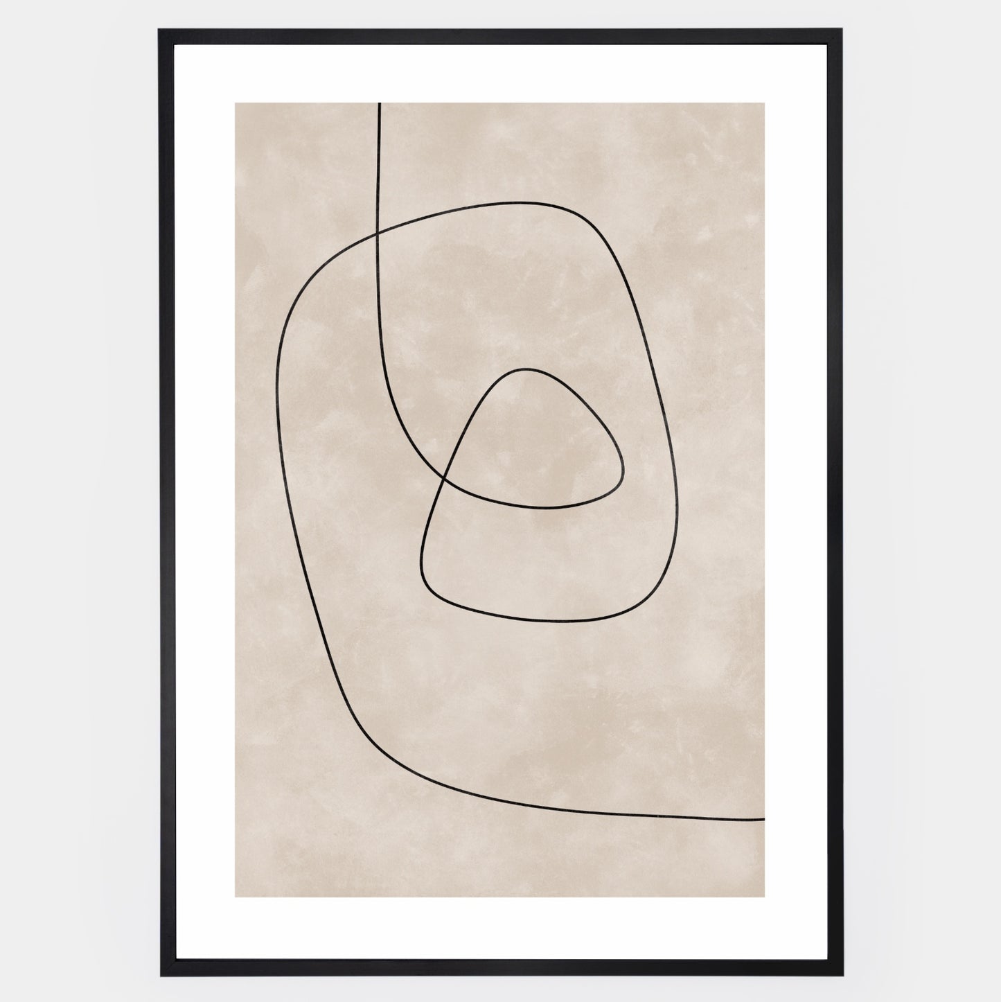Boho Poster with line art graphics No. 1