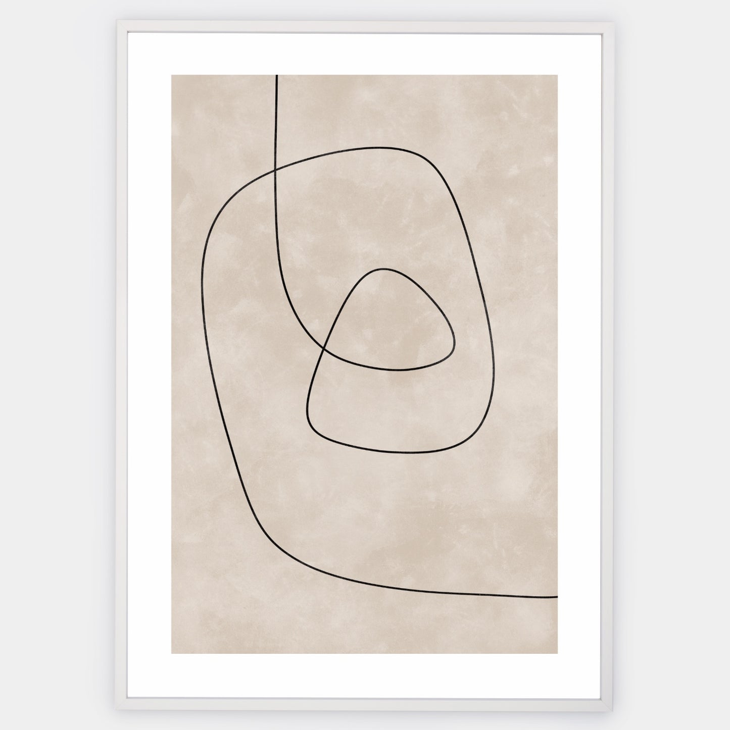 Boho Poster with line art graphics No. 1