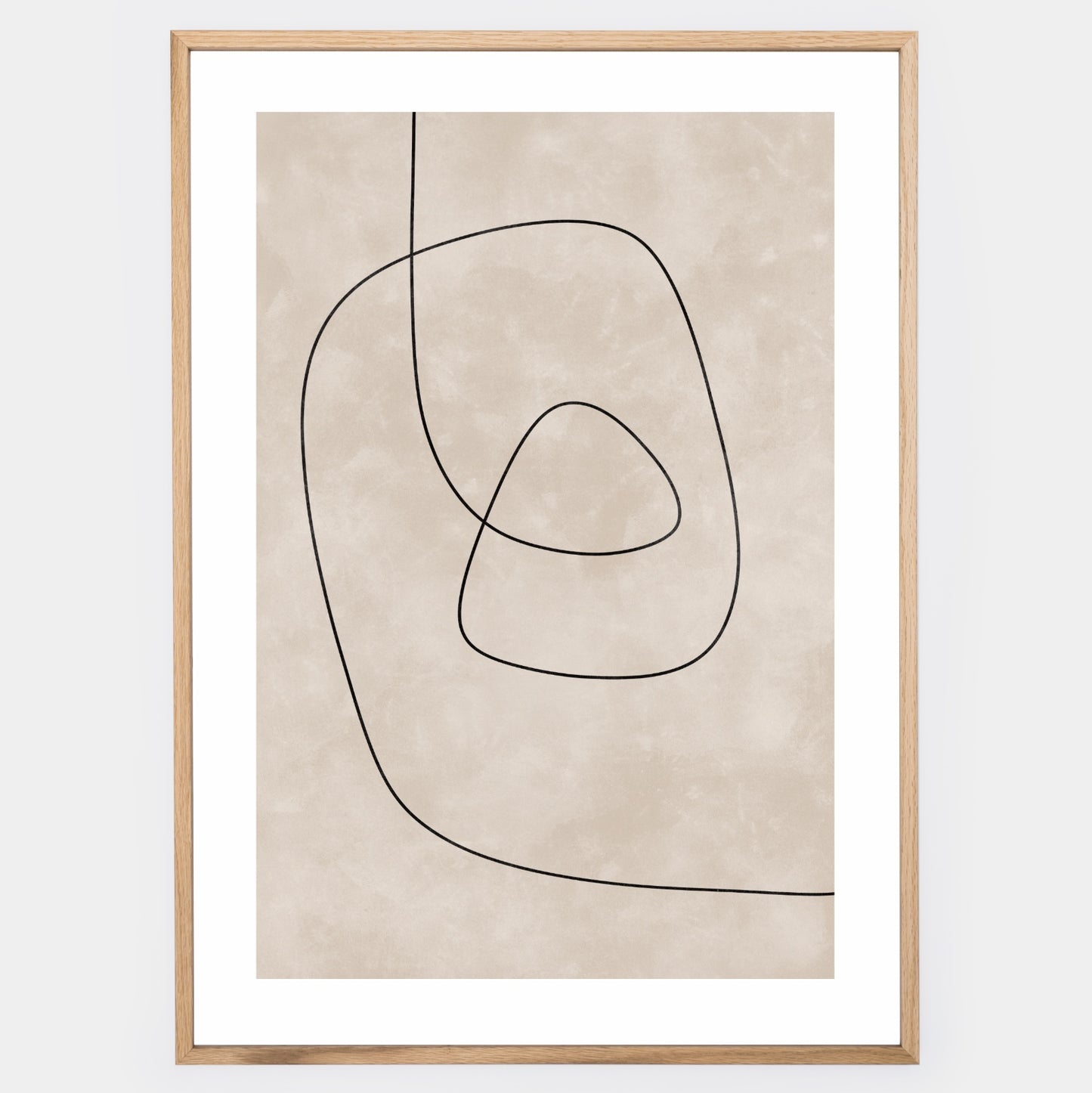 Boho Poster with line art graphics No. 1
