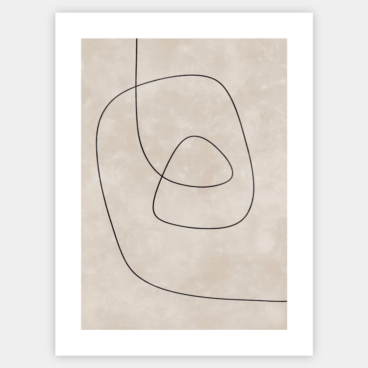 Boho Poster with line art graphics No. 1