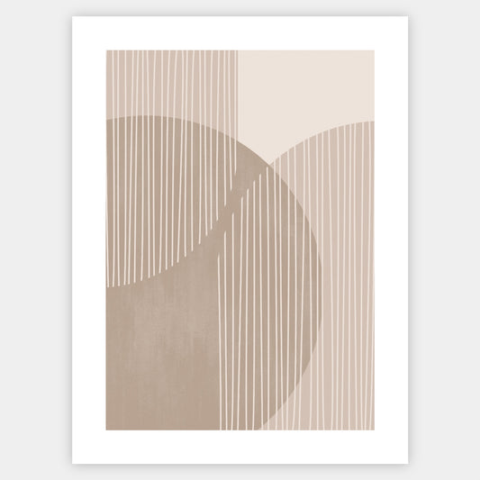 Boho poster with geometric shapes No. 2