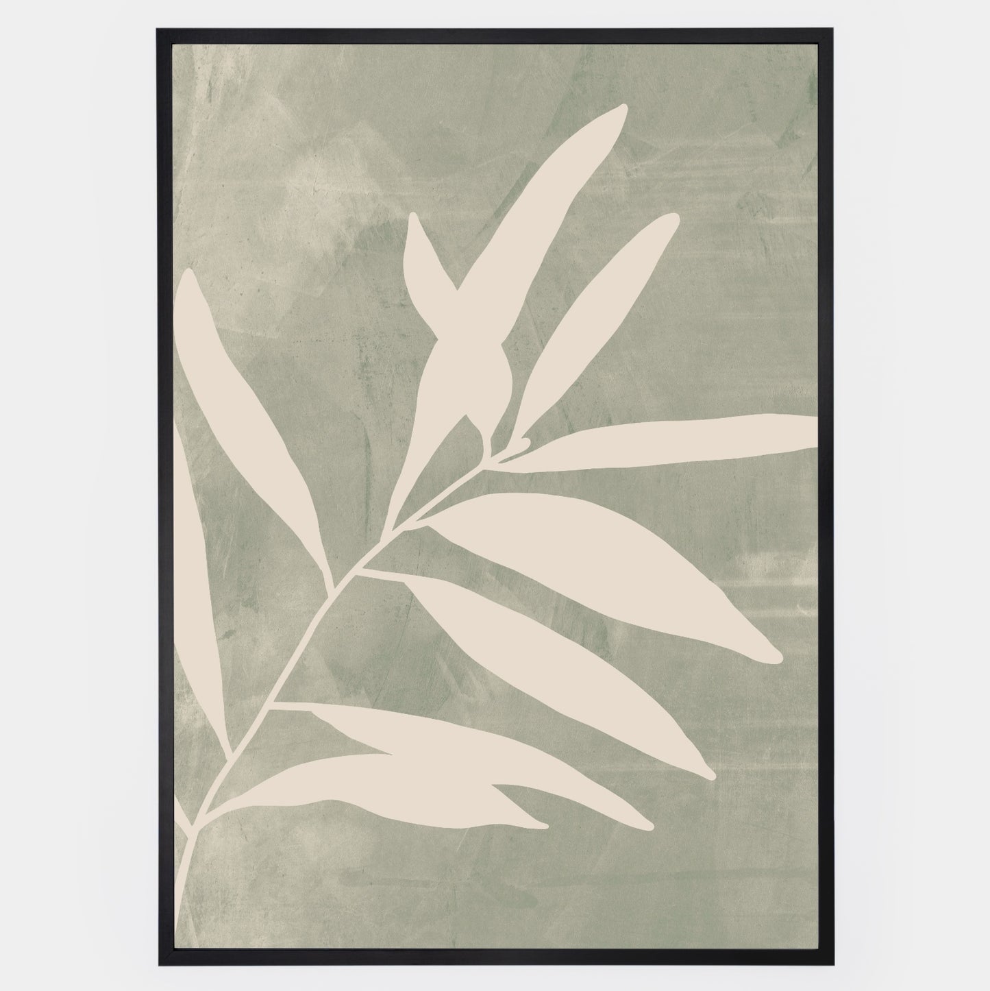 Boho Poster with olive branch graphic