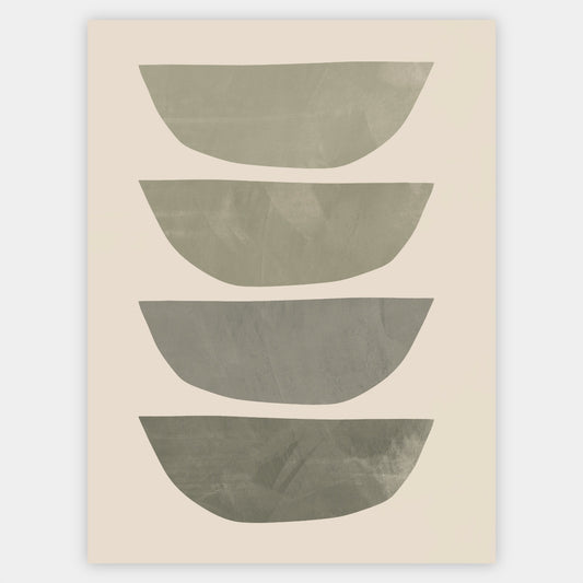 Boho Poster "4 Bowls"