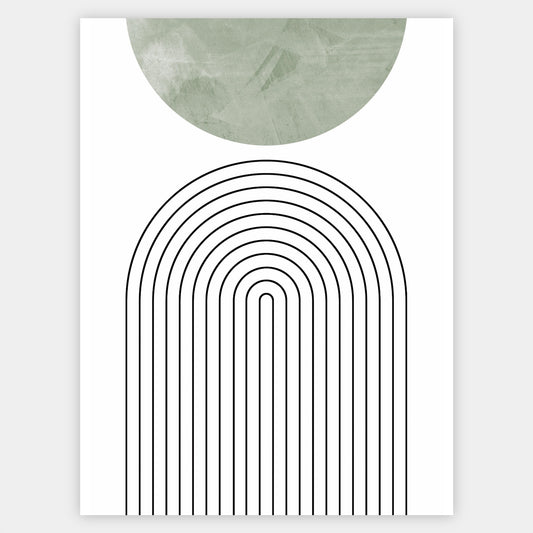 Boho Poster "Green" 3