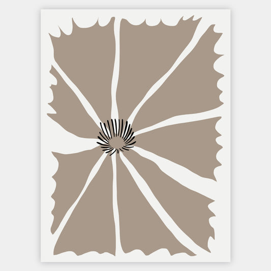 Boho Poster "Flower head" No. 1