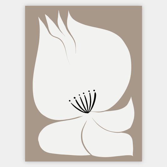 Boho Poster "Flower head" No. 4