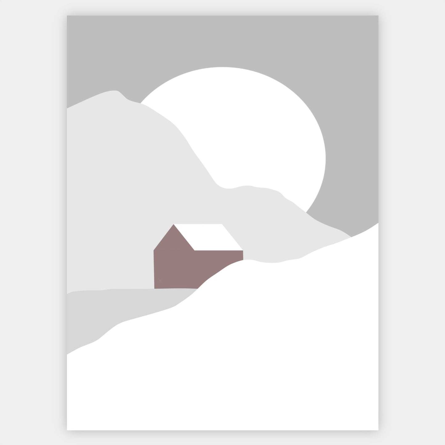 Boho Plakát "Winter landscape" No. 2