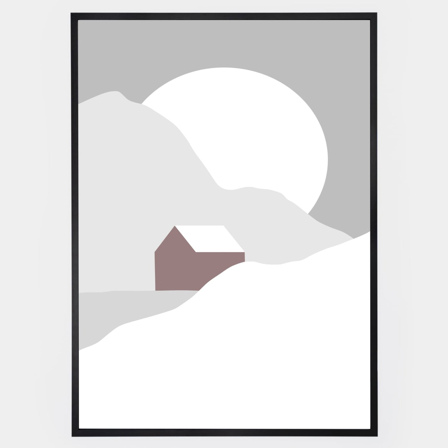 Boho Plakát "Winter landscape" No. 2