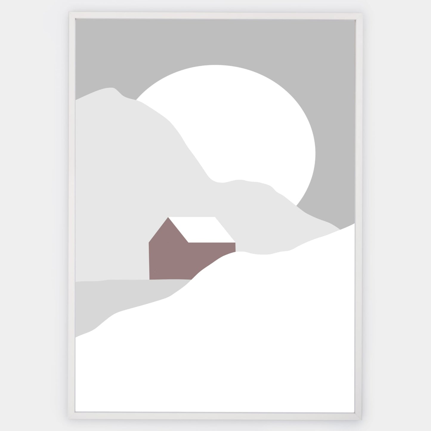 Boho Plakát "Winter landscape" No. 2