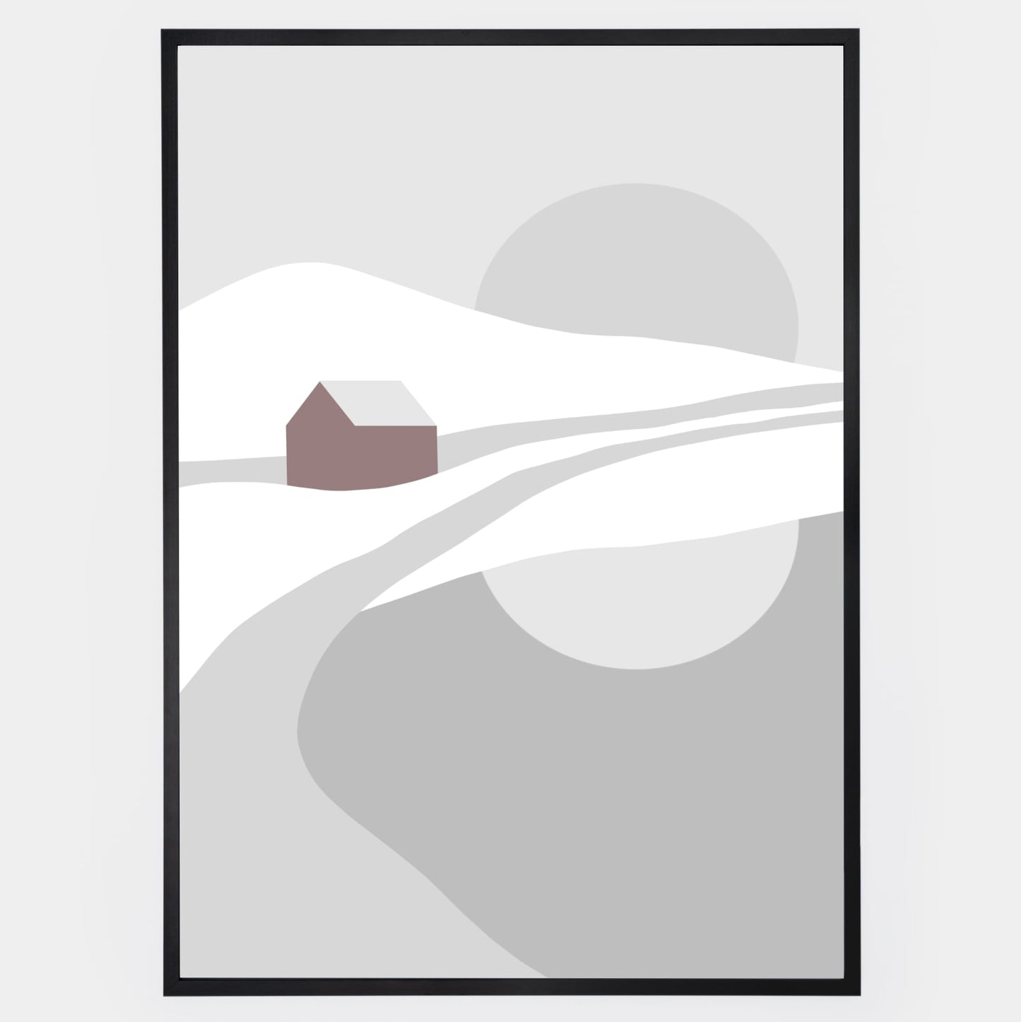 Boho Poster "Winter landscape" No. 3